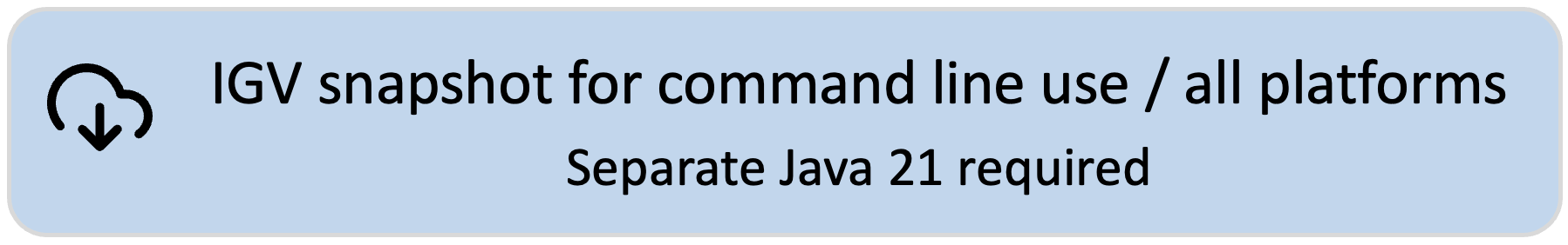 Command line snapshot no java