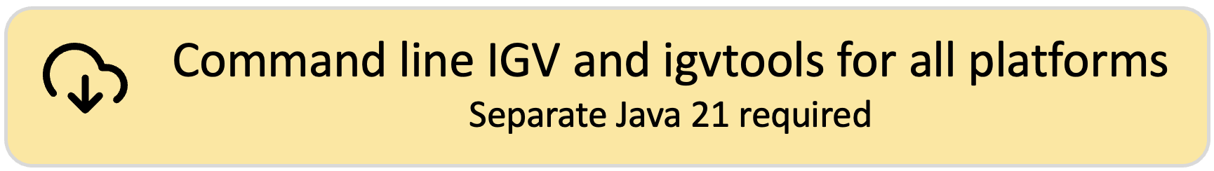 Command line no java